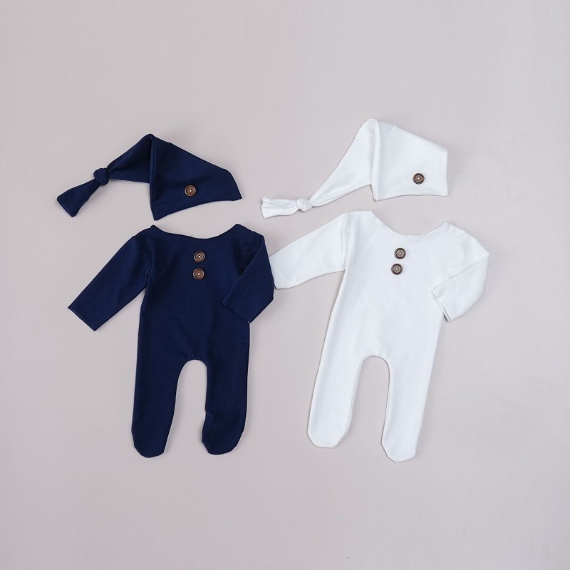 Newborn Photography Romper Set Accessories For Photoshoot Article Boy Shooting Outfit Girl Clothing Session Male Overalls Suit