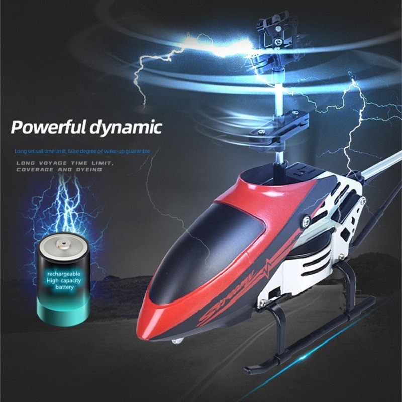 3.5-Way Remote Control Aircraft Alloy Toy Remote Control Helicopter Children's Toy Wireless Aircraft