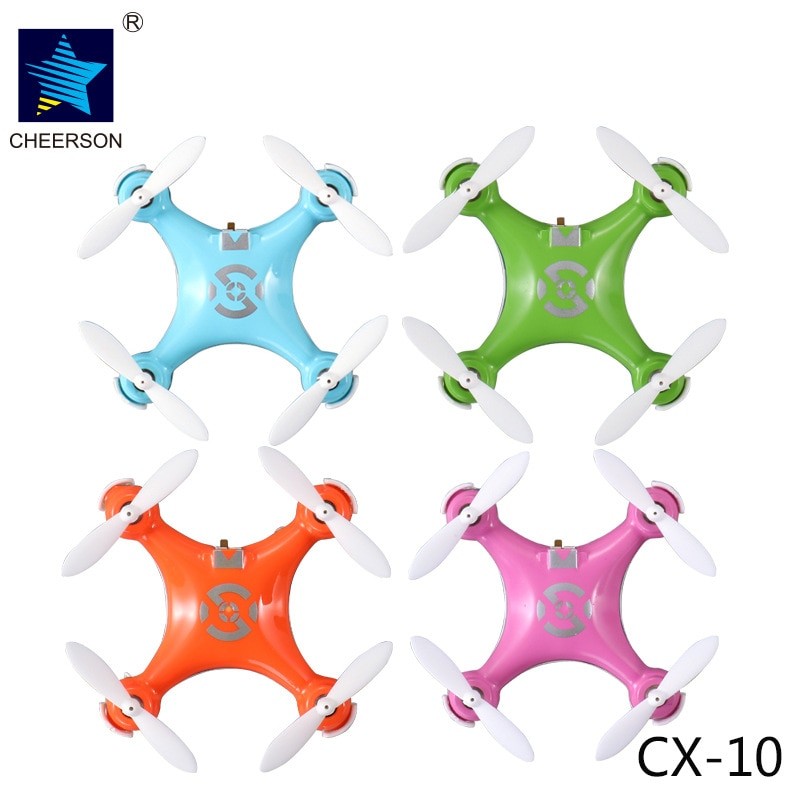 Cheerson CX10 CX-10 Mini 4CH 2.4G RC Remote Control Drone Quadcopter Helicopter LED CX 10 Mini Done Toys Gift For Children Gift