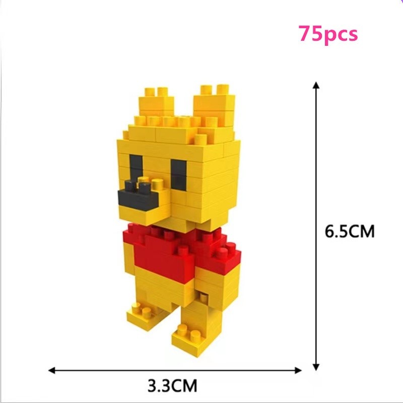 Animal miniature particle building blocks assembled intellectual toys mini children's toys