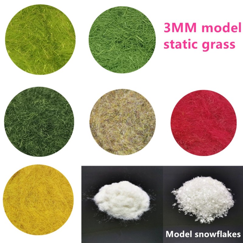 30g/bag model mini static grass DIY handmade hobby building model material military sand table miniature landscape layout toys