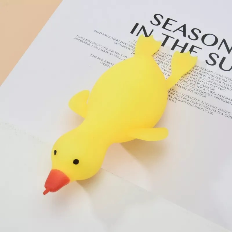 Cute Stress Relief Vent Animal Shape Toys Squeeze Squishy Lala Flour Duck Toys