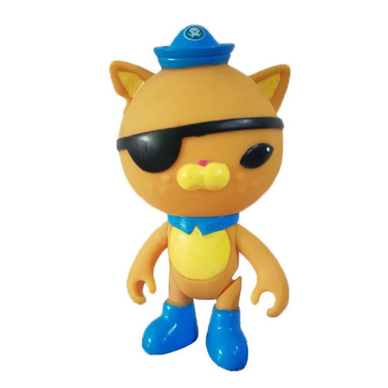 The Octonauts toy set children's toys Barnacles Kwazii Peso Penguin Shellington Dashi Inkling anime action figure children's toy