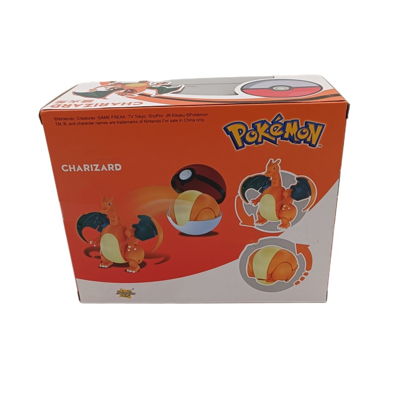Pokemon Figures Genuine Original Box Deformation Toy Anime Figure Charizard Pocket Monster Pokeball Model Birthday Gift