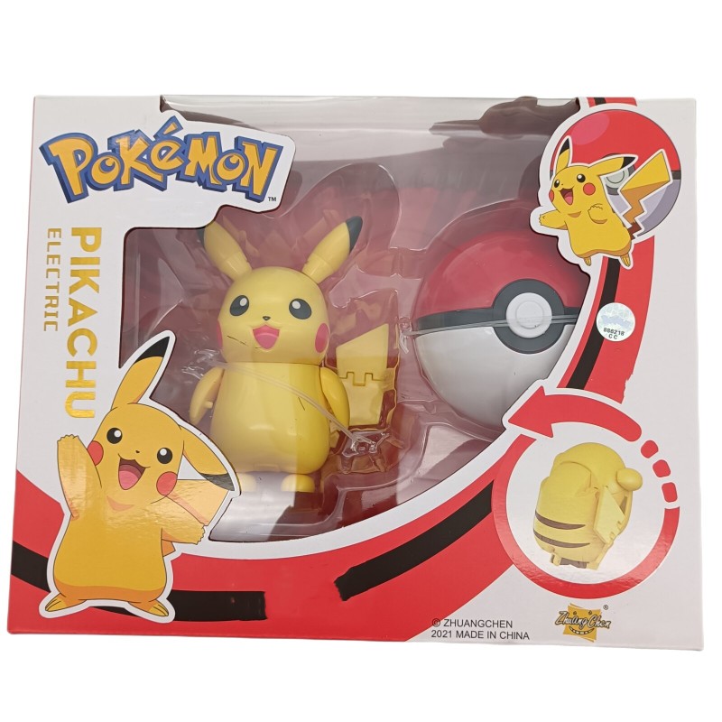 Pokemon Figures Genuine Original Box Deformation Toy Anime Figure Pikachu Pocket Monster Pokeball Model Birthday Gift