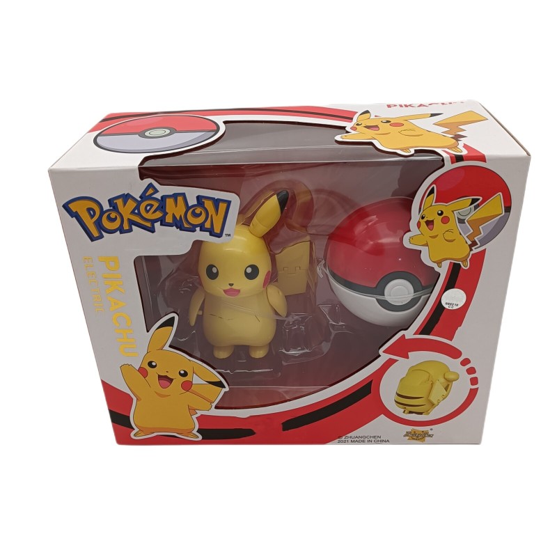 Pokemon Figures Genuine Original Box Deformation Toy Anime Figure Pikachu Pocket Monster Pokeball Model Birthday Gift