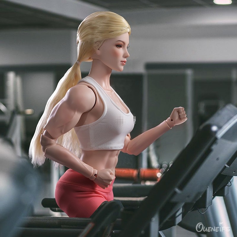 Caporos BJD Doll 1/4 Blyth Doll BJD Toy Joint Body white Skin Shiny &amp; Matte Face 46cm on Sale Special Price Toy Gift Anime Doll