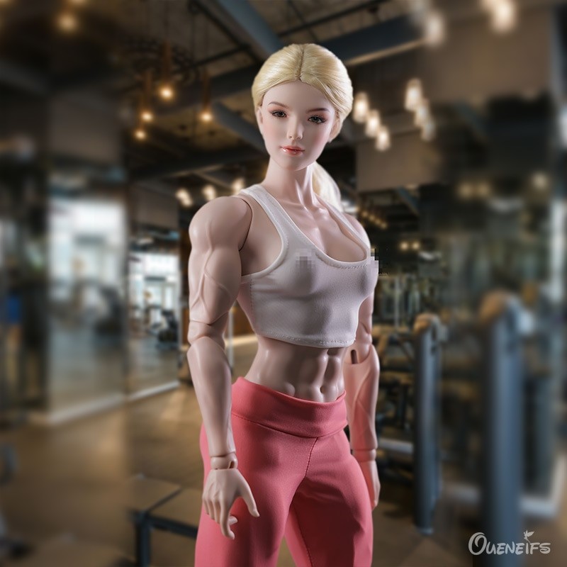 Caporos BJD Doll 1/4 Blyth Doll BJD Toy Joint Body white Skin Shiny &amp; Matte Face 46cm on Sale Special Price Toy Gift Anime Doll