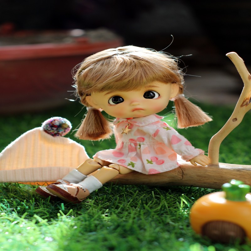 New STODOLL Egg White Muscle Burning Muscle Original Movable Joint Doll Tide Play Hand Ob11 1/12 Size Doll