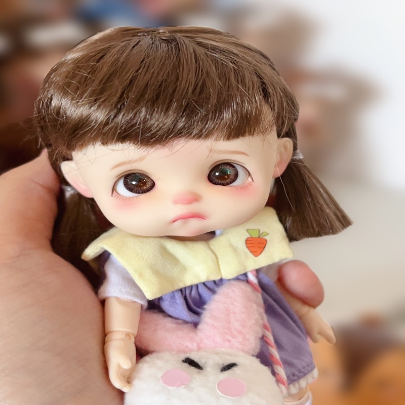 New STODOLL Egg White Muscle Burning Muscle Original Movable Joint Doll Tide Play Hand Ob11 1/12 Size Doll