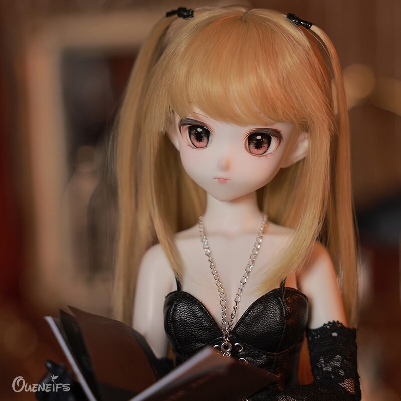 1/4 BJD Doll Coco with Cetta Female Body Anime Misa Girl Toys Hand Made Face Makeup High Quality Gift Artist Dolls