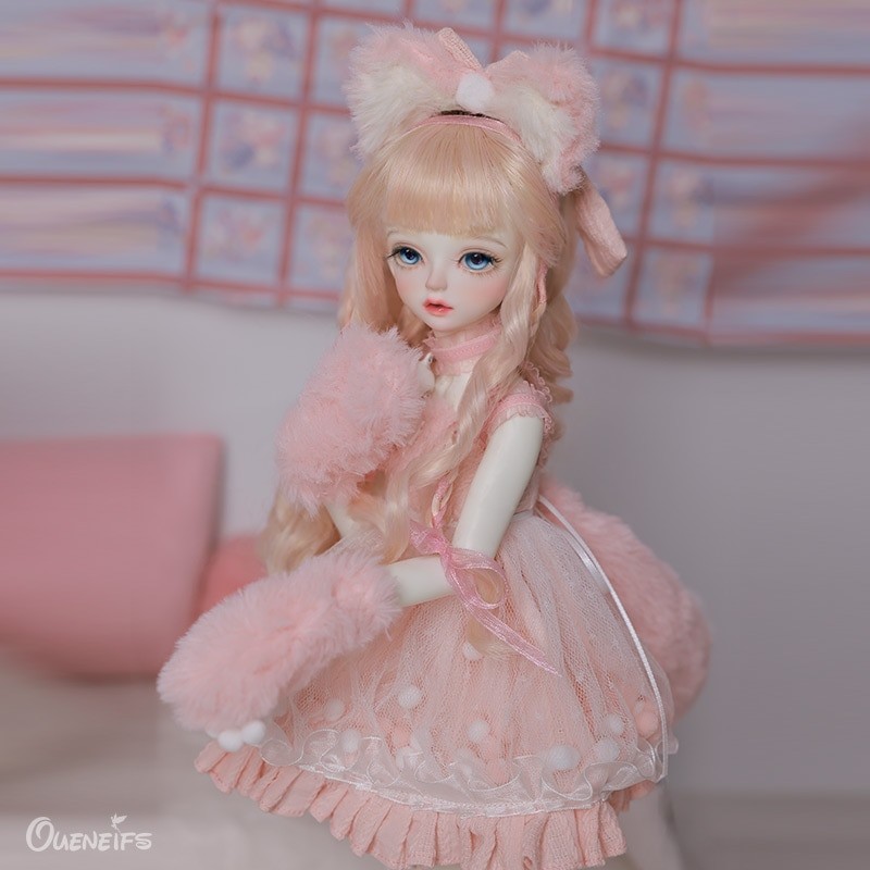 BJD Doll 1/4 Satani LM female Body Pink Dolls for Girl Anime Resin Toys for Kids Gift For Children ShugaFairy