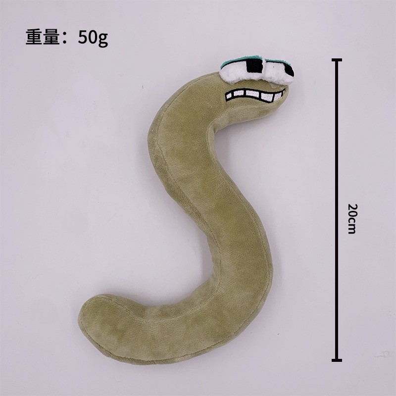 Alphabet Stuffed Toy Action Figure Children Education Enlightenment Doll Throw Pillow