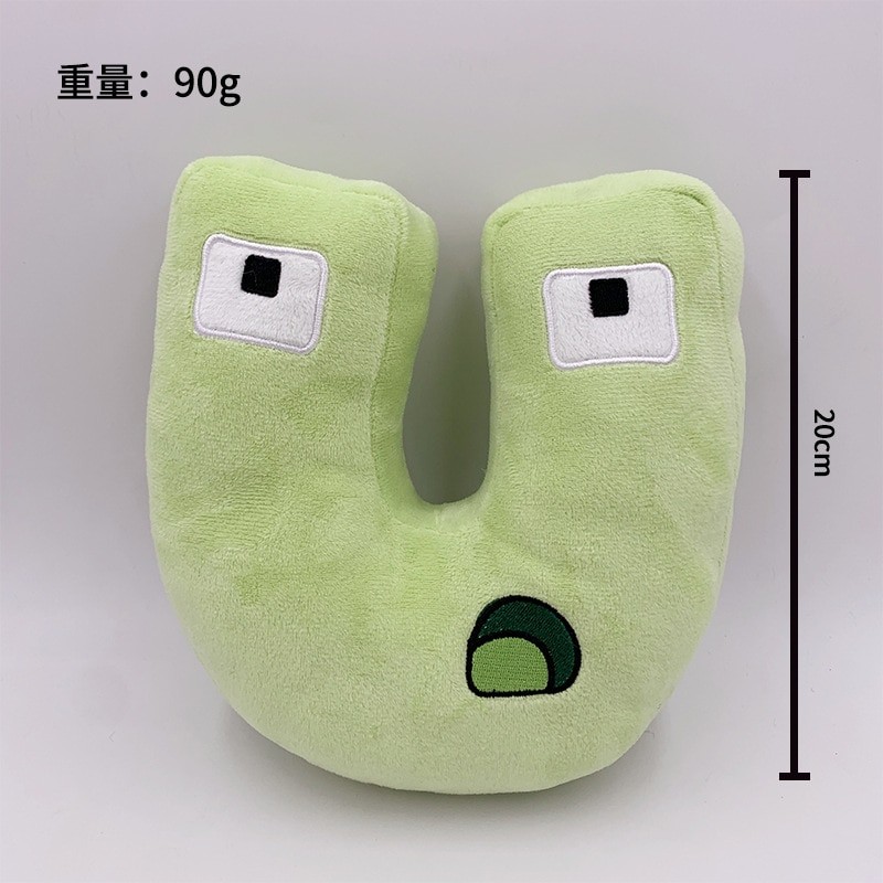 Alphabet Stuffed Toy Action Figure Children Education Enlightenment Doll Throw Pillow