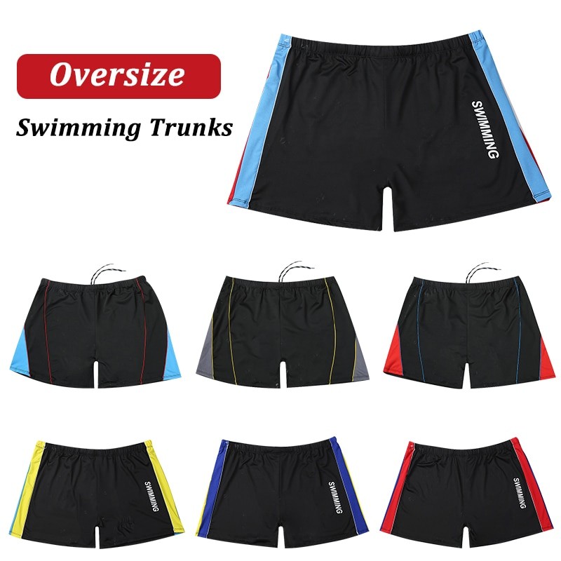 2023 Big Size Swimming Trunks Quick Drying Men Summer Swimsuit Shorts Adult Pool Surfing Boxer Beach Board Sports Swimwear