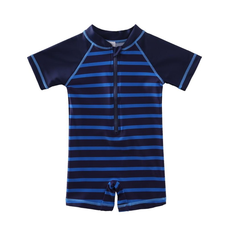 Wishere One-piece Swimwear Short Sleeve KidÃ¢â‚¬Ëœs Swimsuit BoyÃ¢â‚¬â„¢s Sun Protection Bathers Sunsuit Beach Bath UPF50+  Swimming Outfit