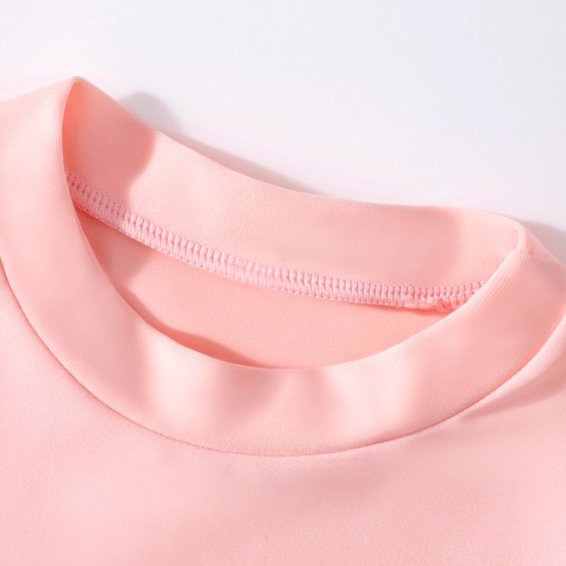 3Pcs Kids Girls Colorful Print Swimsuit Long Sleeve Top Shorts And Pants Set Sun Protection Rash Guard Swimwear Swimming Suit