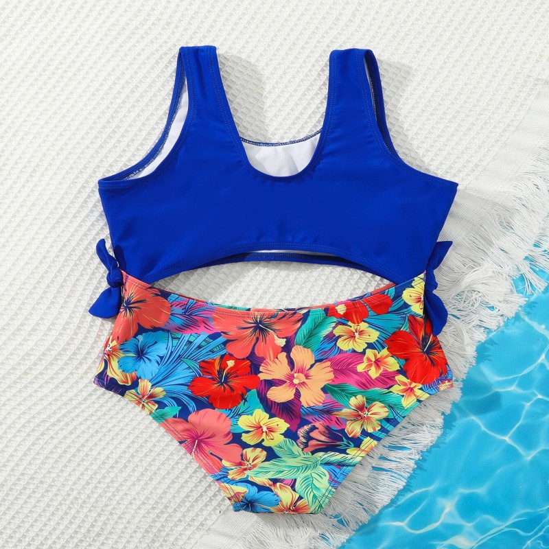 7-12 Years Girl Swimsuit One Piece Girls Swimwear Tropical Children Swimwear Kids Beach wear Bathing suit