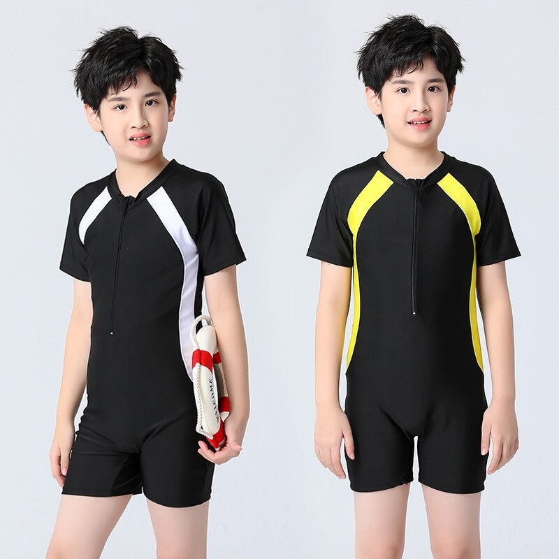 New Swimsuit Quick-drying Waterproof High Elasticity Children's One-piece Teen Student Swimsuit Summer Swim Suit