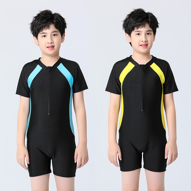 New Swimsuit Quick-drying Waterproof High Elasticity Children's One-piece Teen Student Swimsuit Summer Swim Suit