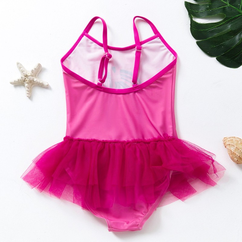 2-16years Girls Swimsuit One Piece Swimsuit 2022 Fashion Rainbow Mermaid Swimwear For Children Summer Bathing Suits