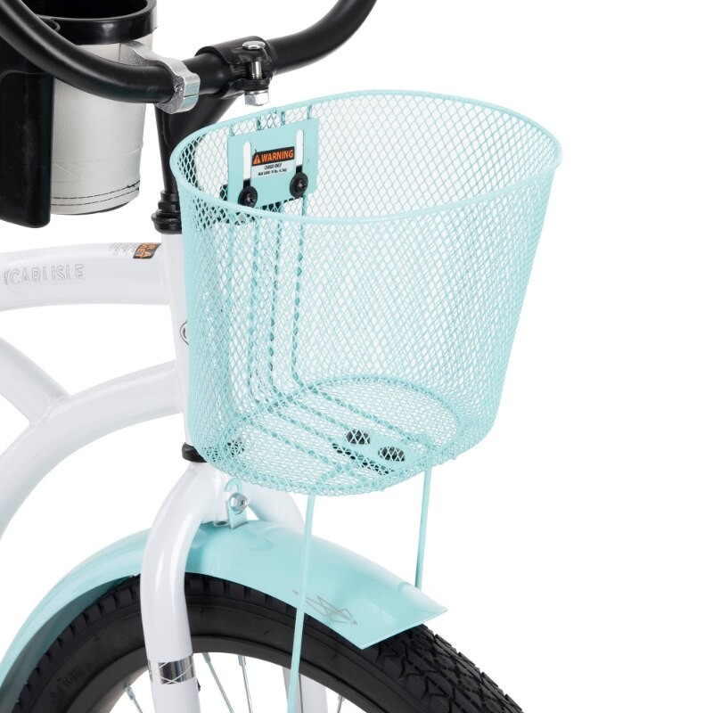 26 In. Carlisle Women's Comfort Cruiser Bike, White