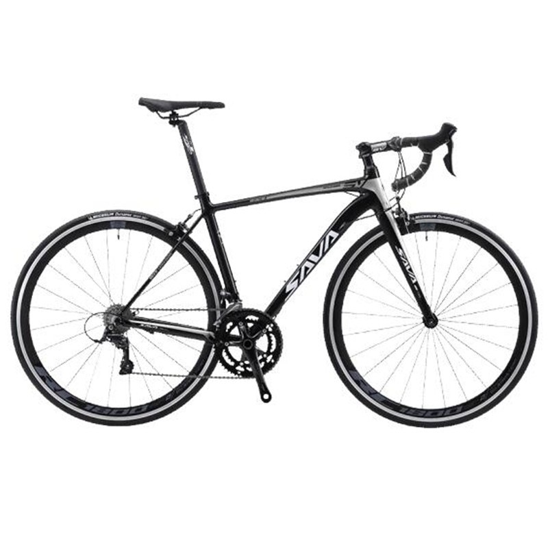 SAVA R6 Road Bike Complete 700c Racing Road Bicycle Adult Road Bike with SHIMANO 18 speeds Carbon Fork