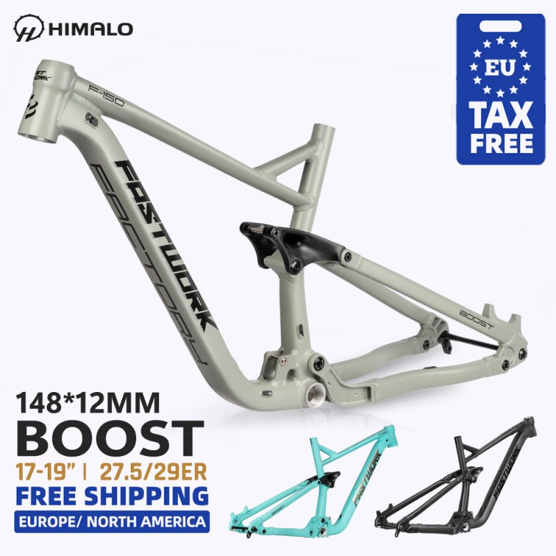 HIMALO Bicycle Frame Full Suspension Boost Frame Trail Enduro 148*12MM 29ER 27.5ER Aluminium Alloy MTB frame AM All Mountain