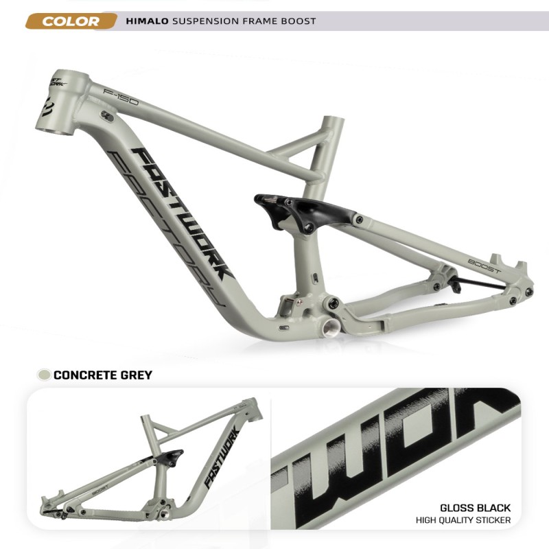 HIMALO Bicycle Frame Full Suspension Boost Frame Trail Enduro 148*12MM 29ER 27.5ER Aluminium Alloy MTB frame AM All Mountain