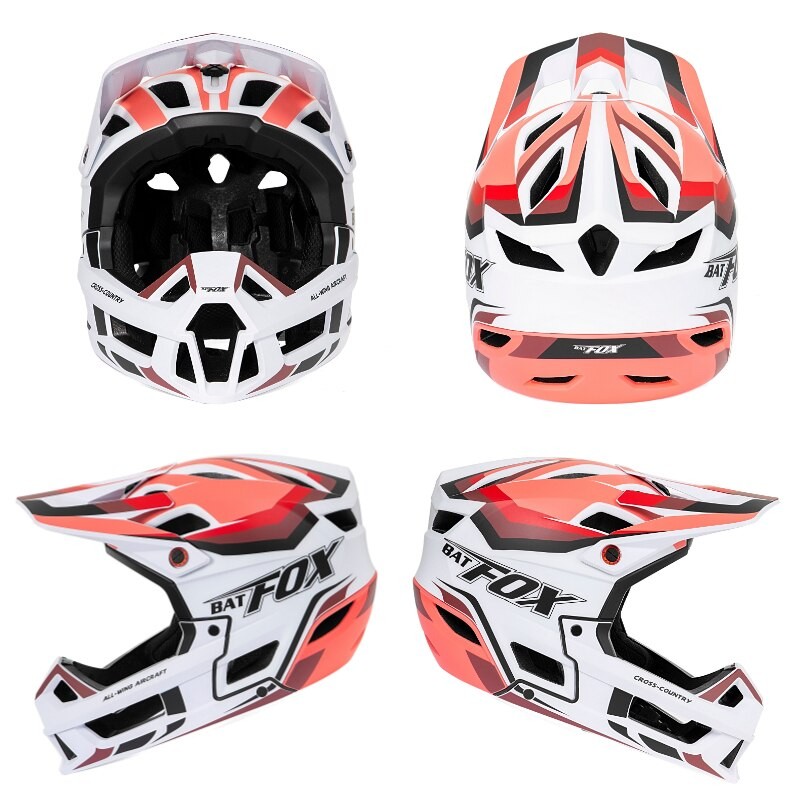 BATFOX full face helmet MTB bicycle helmet men women downhill cycling helmets capacete de ciclismo mtb helmet full face for bike