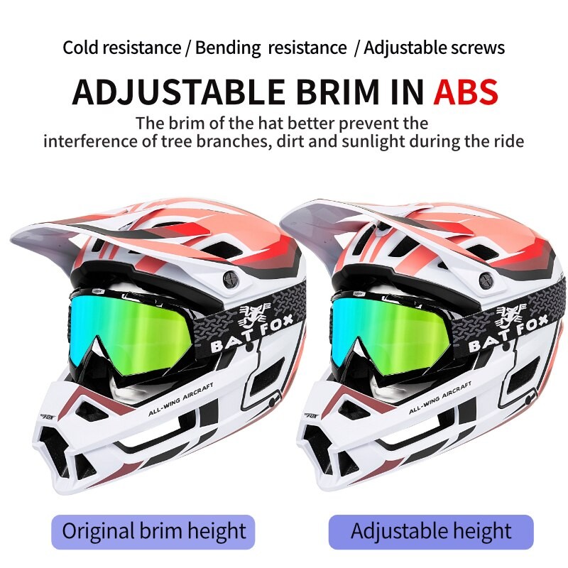 BATFOX full face helmet MTB bicycle helmet men women downhill cycling helmets capacete de ciclismo mtb helmet full face for bike