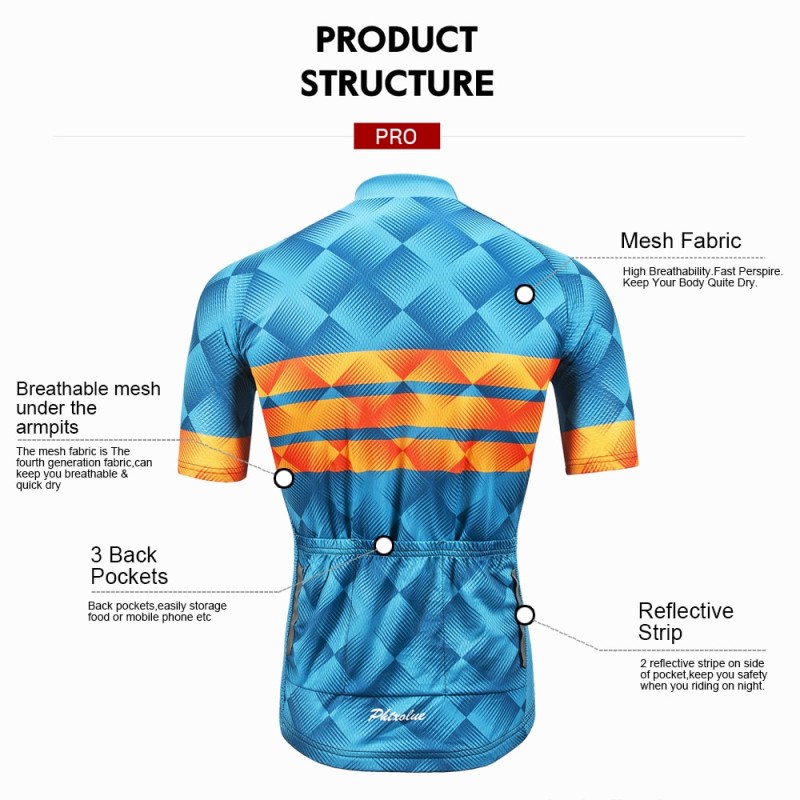 Pro Cycling Jersey Set Men Cycling Set Outdoor Sport Bike Clothes Women Breathable Anti-UV MTB Bicycle Clothing Wear Suit Kit