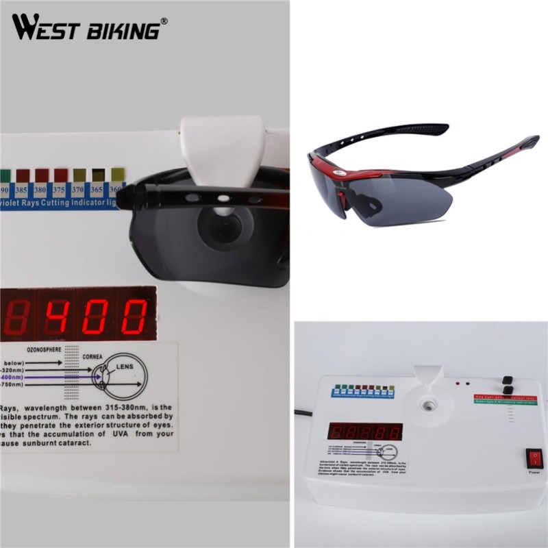WEST BIKING Sports Men Sunglasses Road Bicycle Glasses Mountain Cycling Riding Protection Goggles Eyewear Mtb Bike Sun Glasses