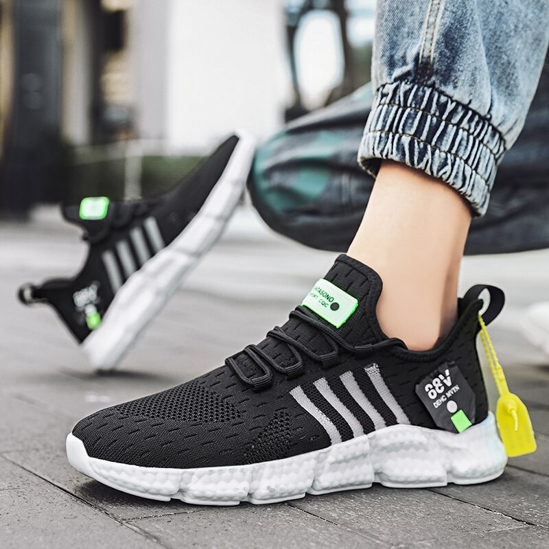 Brand Women Men Shoe Sneakers Breathable Men's Shoes Lightweight Casual Mesh Couple Shoes Soft Lace-up Sneakers Man Summer 2022