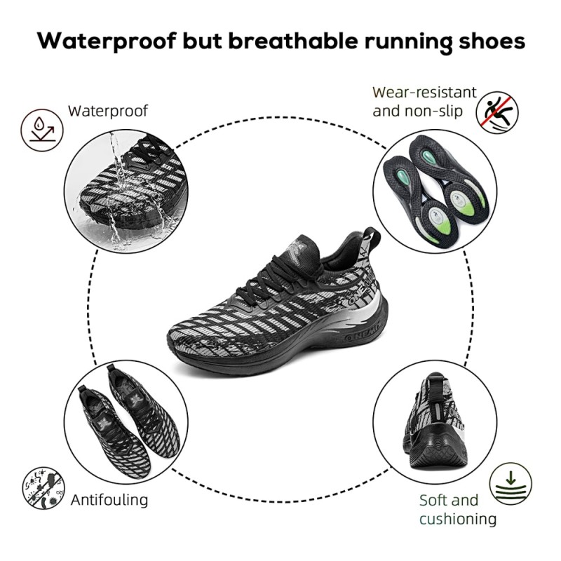 ONEMIX Professional Running Shoes for Man Breathable Athletic Training Sport Shoes Outdoor Waterproof Non-slip Original Sneakers
