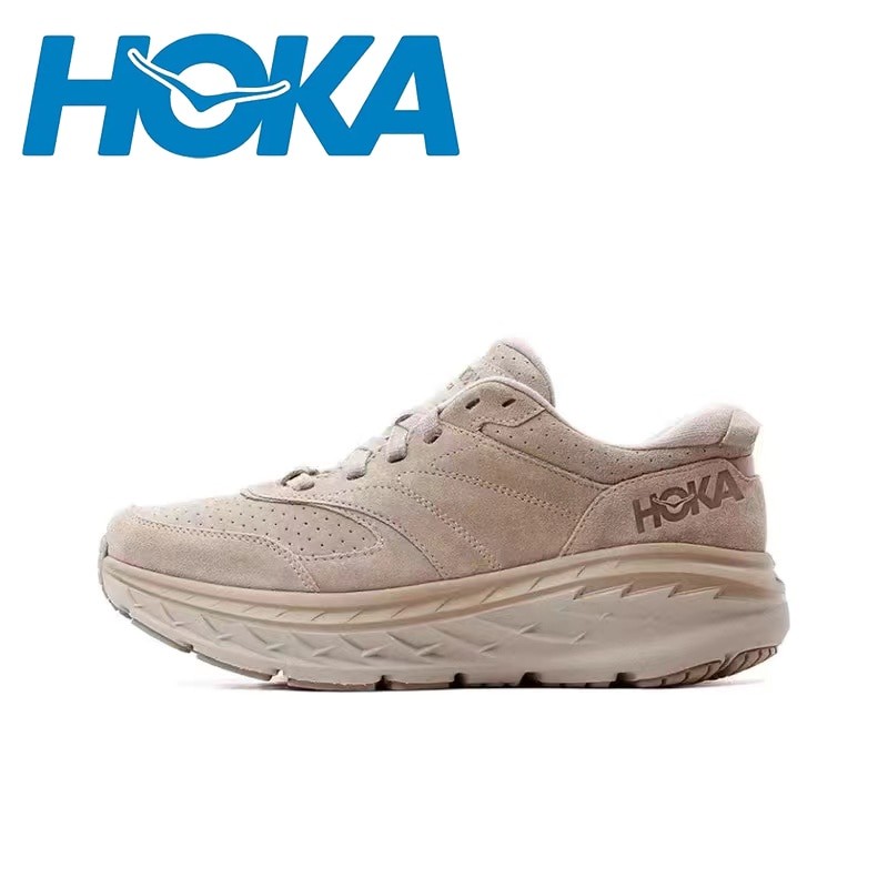 HOKA Bondi L GTX Men Women Outdoor Shoes Road Trekking Travel Shoes Cushioning Thick Bottom Platform Runner Non-Slip Sneakers