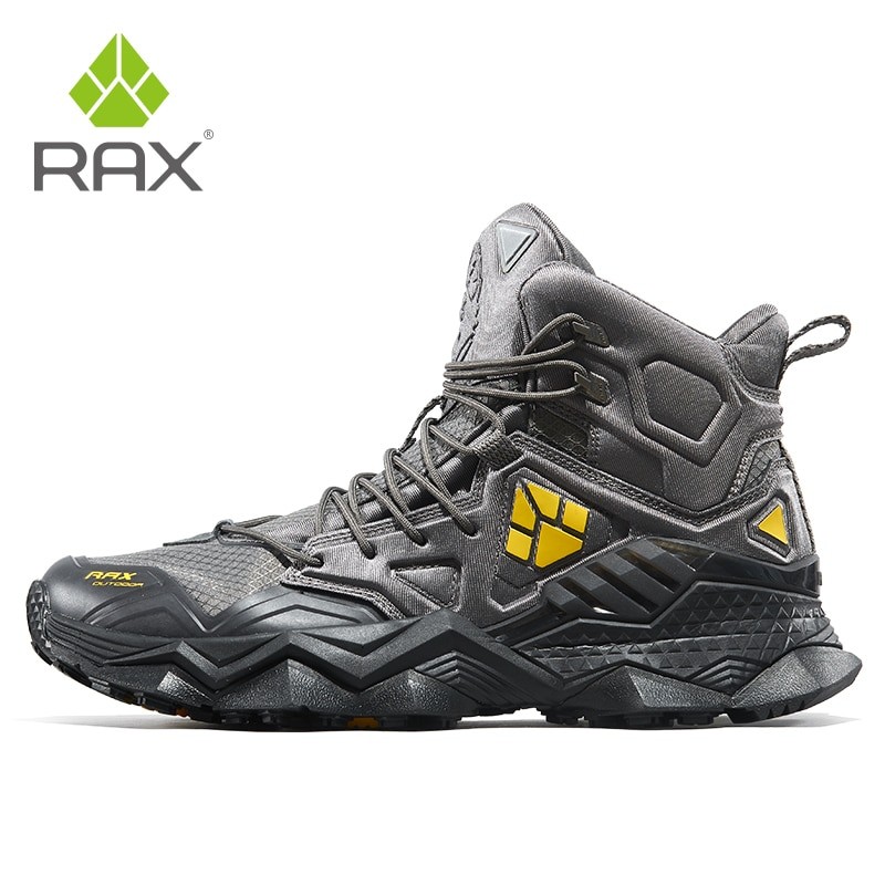 RAX Men's Hiking Shoes Mountain Trekking Boots High Quality Fashion Outdoor Casual Snow Winter