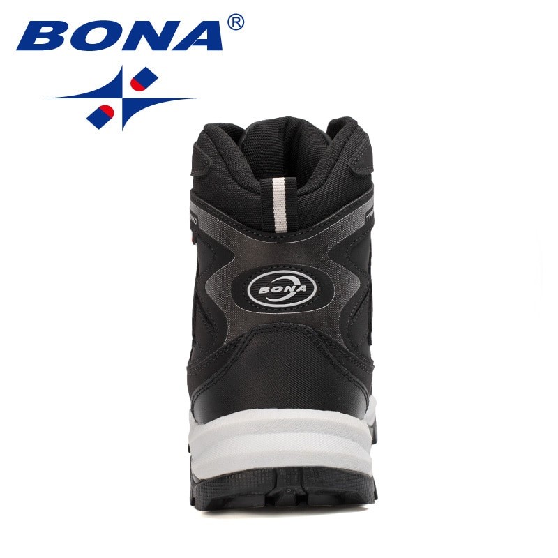 BONA New Hot Style Men Hiking Shoes Winter Outdoor Walking Jogging Shoes Mountain Sport Boots Climbing Sneakers Free Shipping