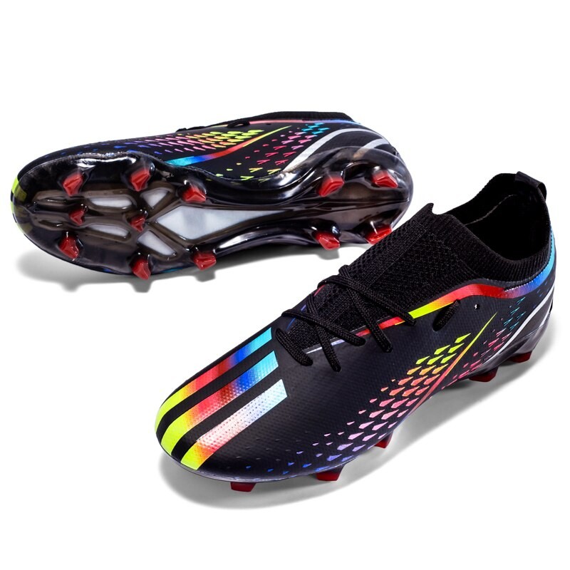 Mens Soccer Shoes Society TF/FG Krampon Football Boots Cleats Grass Training Sneakers Kids Women Non-slip Futsal Shoe Superfly