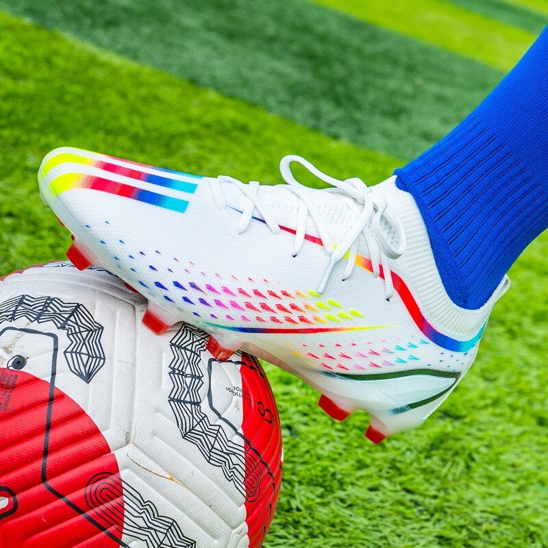 Superfly Soccer Shoes Men Non-slip Damping Football Boots Training Sport Futsal Shoes TF/FG Soccer Sneaker Kids chuteira society