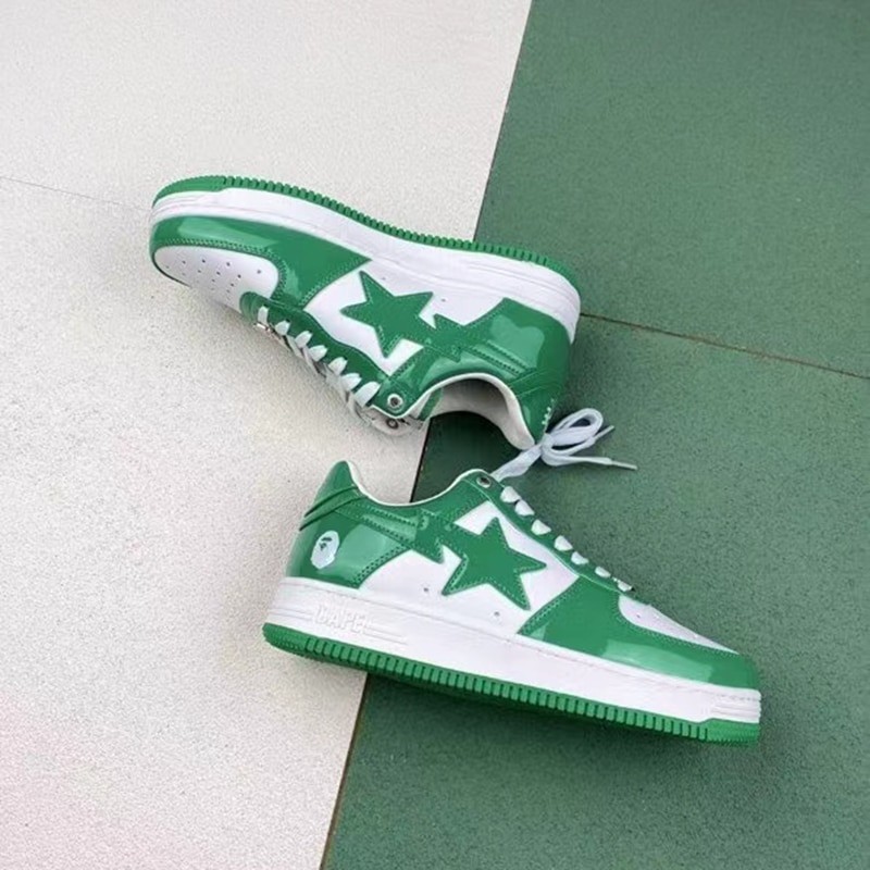With Box 2023 A Bathing Ape men and women outdoor sports shoes BapeGoose Sta 1:1 breathable skateboard casual Low walking Shoes