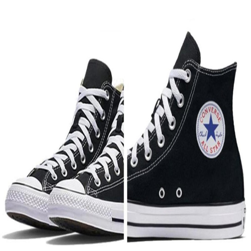 Original Converse Chuck Taylor All Star Core  unisex  Skateboarding sneakers classic leisure black high canvas Shoes