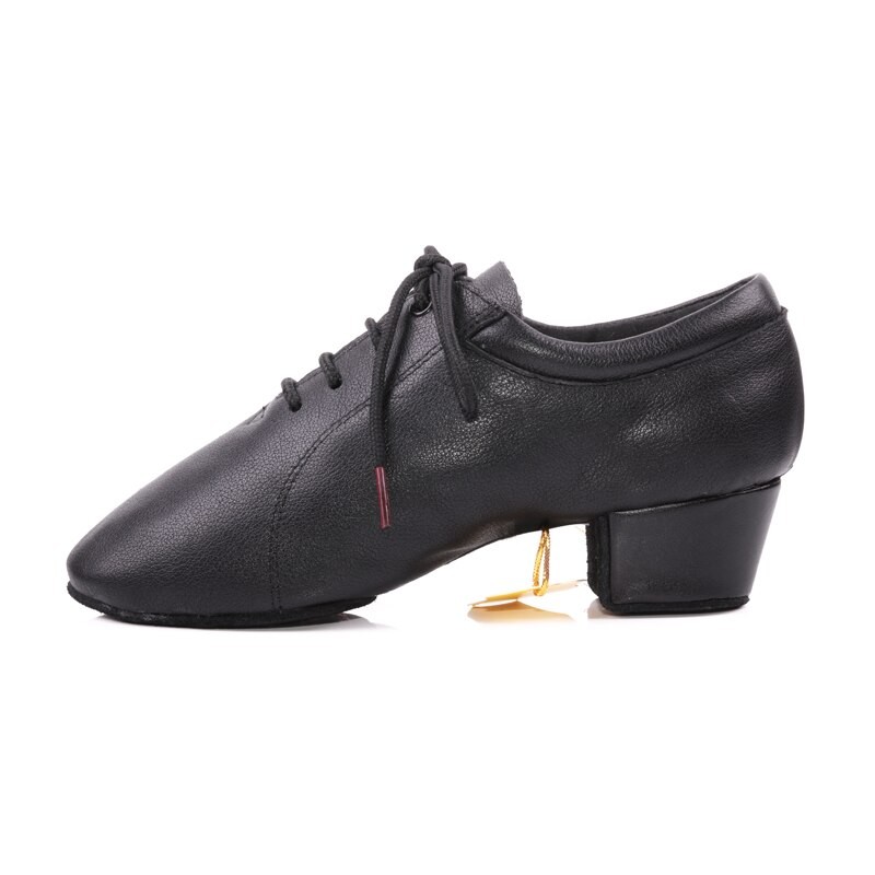 BD Dance Shoes Boys' Latin Dance Shoes Competition Show Bright Leather Soft Sole Children's Shoes 419