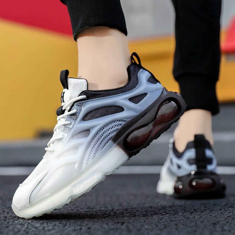 Sneakers Running Shoes Air Cushion Fitness Sneakers Trainers Outdoor Mens Breathable Male Lightweight Sport Shoes for Men