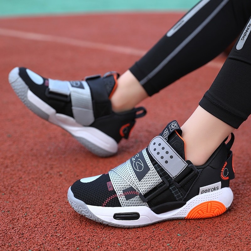 Children's Basketball Shoes Fashion Color With Youth Basketball Sneakers Training Running Shoes Zapatillas