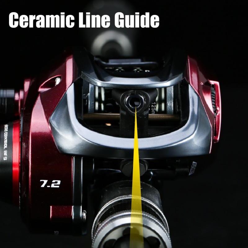 SeaKnight Brand RED FOX BFS Series 162g Baitcasting Fishing Reel 7.2:1 8.1:1 High Speed Embedded Magnetic Brake System max 13lbs
