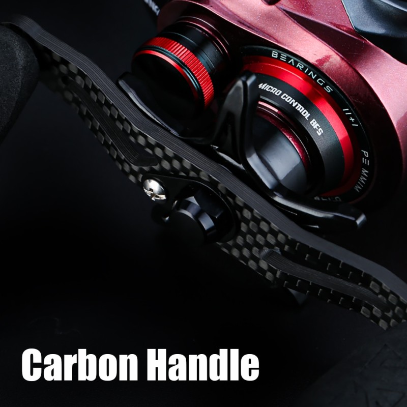 SeaKnight Brand RED FOX BFS Series 162g Baitcasting Fishing Reel 7.2:1 8.1:1 High Speed Embedded Magnetic Brake System max 13lbs