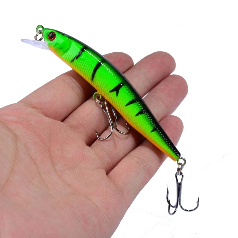 7 Color/10CM Bionic Fake Bait Long Throw Suspended Freshwater Fishing Simulation Hard Bait