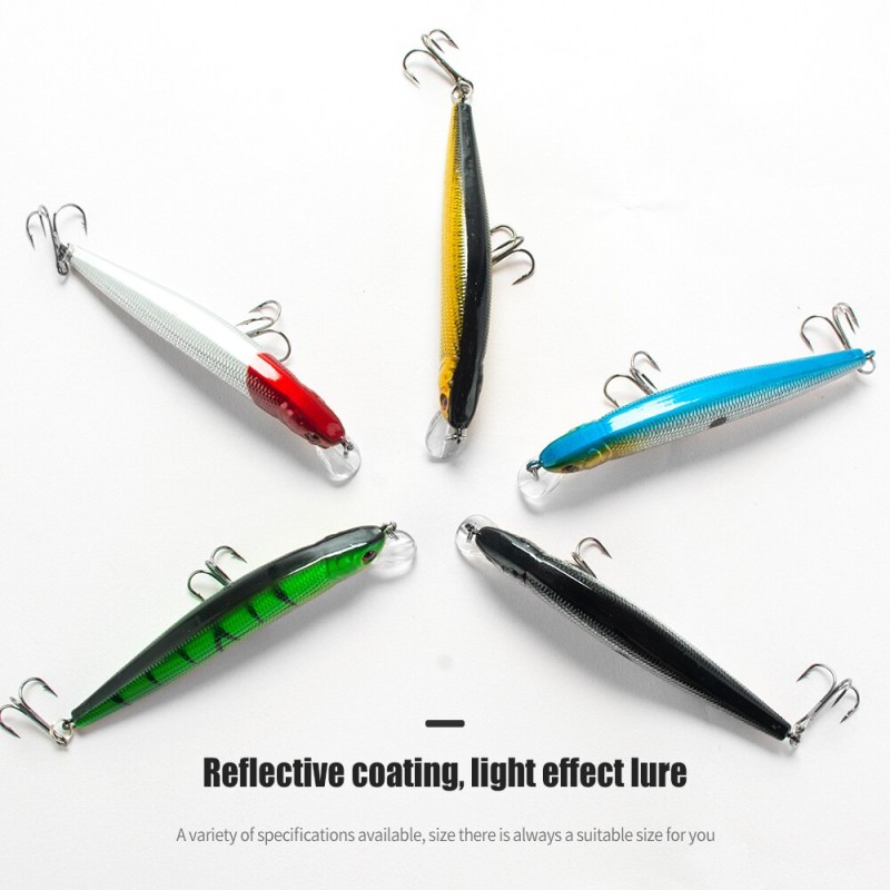 7 Color/10CM Bionic Fake Bait Long Throw Suspended Freshwater Fishing Simulation Hard Bait