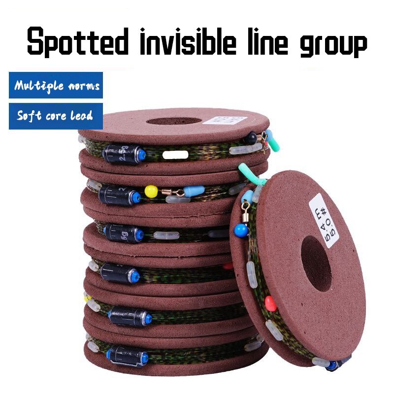 2022 New Finished Fishing Line Spot Invisible 2.1-8.1m Fishing Rod 0.8 # - 6.0 # Line Number Crucian Carp Fishing Accessories